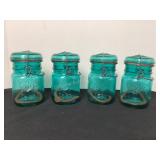 4 Ball Ideal Blue Pint Jars