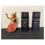 Wind Up Belly Dancer (works) & Mauna Loa Ceramic