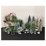 Christmas Village Trees & Accessories