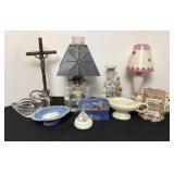 Oil Lamp, Tea Light Lamp, vintage bank, soap