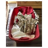 Tub of Misc. Clothing, Robe & More