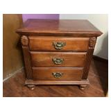 3 Drawer Nightstand, 28x17x28 1/2" tall