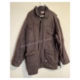 Big Smith XL Brown Denim Lined Coat