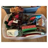 Tote of Christmas Decor & More