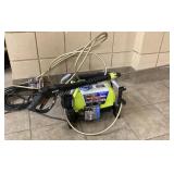Ryobi 1600 psi electric pressure washer, powers up