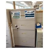 HON 4 drawer lateral file cabinet