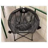 Rock Cloud black folding camp chair
