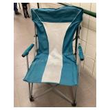 Teal folding chair