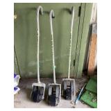 3 Tennis Court Line Sweepers with bristle brushes