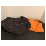 2 XL Menï¿½s Lands End shorts; orange & black