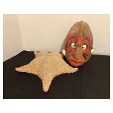 Large Starfish & coconut decor