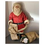 Resin Santa with bag of toys