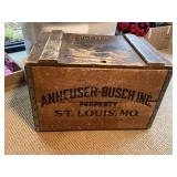 Wood Anheuser-Busch Crate, 18x12x12"