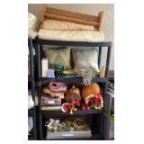 Plastic Shelving Unit, holiday decor, book rack,