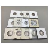 Old Canadian 5, 10 & 25 Cent Coins