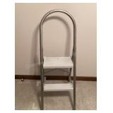 Metal folding step stool, 42"t x 14ï¿½w