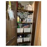 Upstairs hall closet cleanout