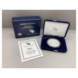 2012 US American Eagle one ounce silver proof coin