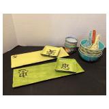 Asian inspired dishes & Chinese porcelain bowls &