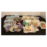 Vintage patches, Apollo & souviner stickers
