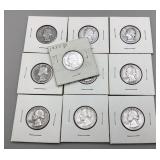 10 Washington Quarters