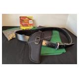 Brass, CO2 cartridges, airgun pellets, holster &