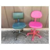 2 office chairs