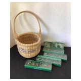 Handmade Basket & Shoe Wine Charms