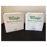 2 Department 56 Snowy Evergreens, set of  6 in