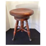 Antique Piano Stool