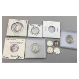 US Collectible Coins; 1876-CC full Liberty dime,