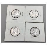 Four Washington Quarters