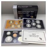 2012 US Mint Silver Proof Set