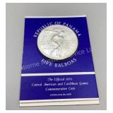 1970 Sterling Republic of Panama Five Balboas