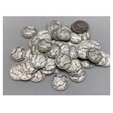Mercury Dimes, date range 1943-45, 50 total