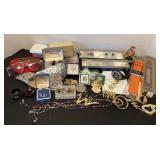 Costume Jewelry, Sterling cross earrings,