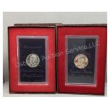 1973 & 1974 Eisenhower US Proof Dollars