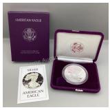 1986 US American Eagle one ounce proof silver