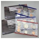 1996 P&D US Uncirculated coin sets