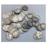 Collection of 43 Buffalo Nickels
