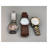3 Menï¿½s Vintage Watches