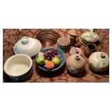 Pottery pieces & more
