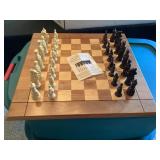 Drueke Chess Board & Pieces, 21x21"