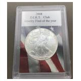 2008 Walking Liberty Silver Dollar, metal