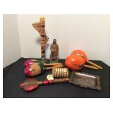 Souviners, moraccas, tray, cotton & more