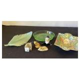 Wade figurines, Depression glass uranium glowing