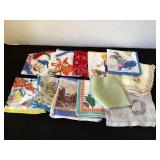 12 vintage handkerchiefs