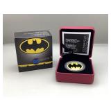 2019 Barbados $1 Fine Silver DC Batman Coin