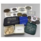 Foreign coins, medallions & more