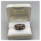 Sterling & 10K Gold Menï¿½s Black Hills Gold Ring